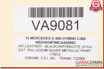 07-14 Mercedes W221 S400 Hybrid AC A/C Climate Control Switch Dual Zone OEM