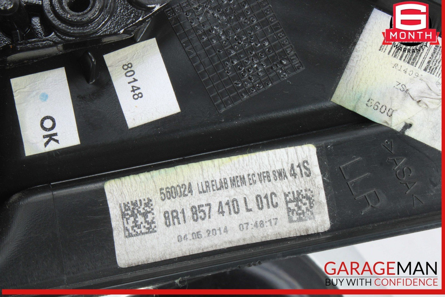 09-17 Audi SQ5 Front Right Passenger Side Door Rear View Mirror 8R1857410L OEM