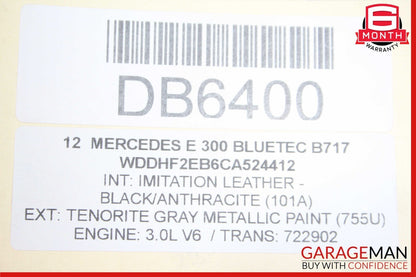 11-13 Mercedes W212 E350 CDI Diesel Bluetec 7G Automatic Transmission 722.902
