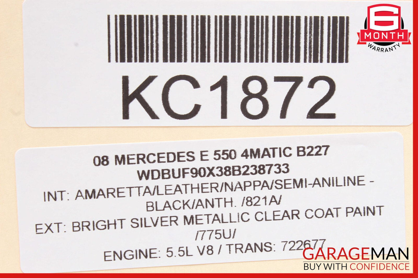 03-09 Mercedes W211 E550 CLK350 CL550 Sirius Satellite Radio Receiver OEM