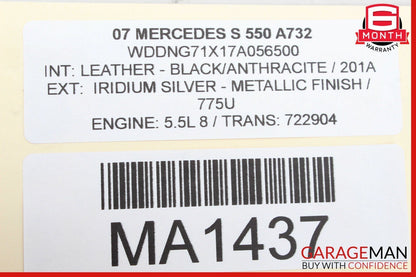 07-13 Mercedes W221 S550 Dash Suspension ESP Cluster Controller Switch Module