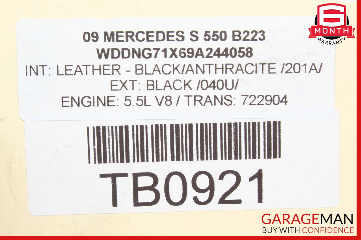 07-14 Mercedes W221 S550 Front Left Wheel Carrier Spindle Knuckle Hub OEM