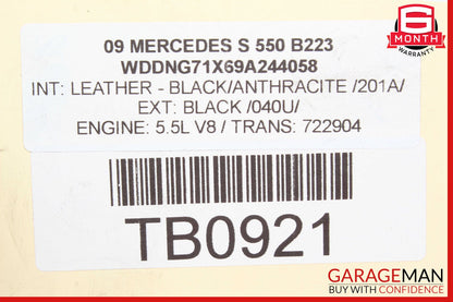 07-14 Mercedes W221 S550 Front Left Wheel Carrier Spindle Knuckle Hub OEM