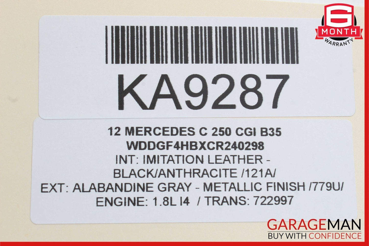 12-15 Mercedes W204 C250 SLK250 E250 Engine Throttle Body 2661410525 OEM