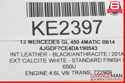 10-16 Mercedes X166 GL450 E550 C300 Front Active Lane Assist Front Camera OEM