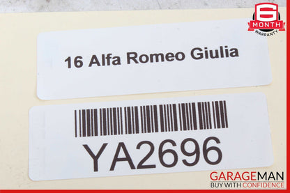 17-22 Alfa Romeo Giulia Dashboard Panel Trim Cover OEM