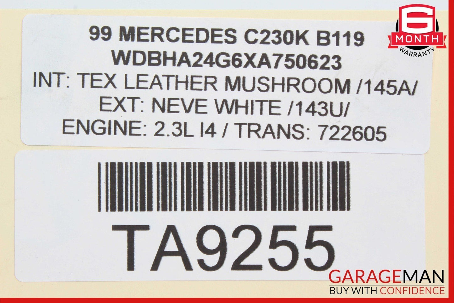 98-05 Mercedes W202 C230 ML320 ML500 Rear Left Top Upper Control Arm OEM