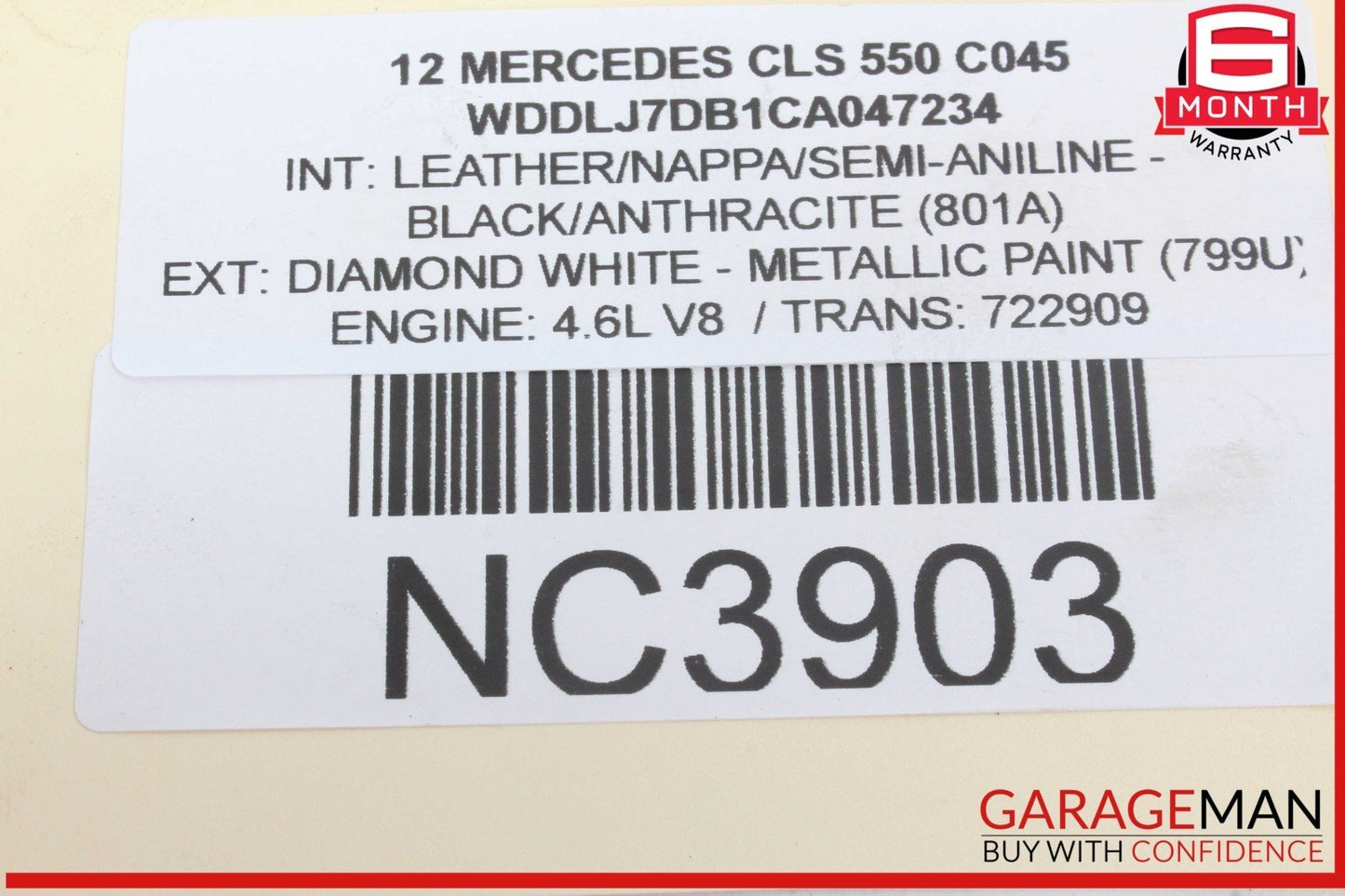 12-20 Mercedes W218 CLS550 E350 SLK350 C350 M276 Engine Lower Oil Pan OEM