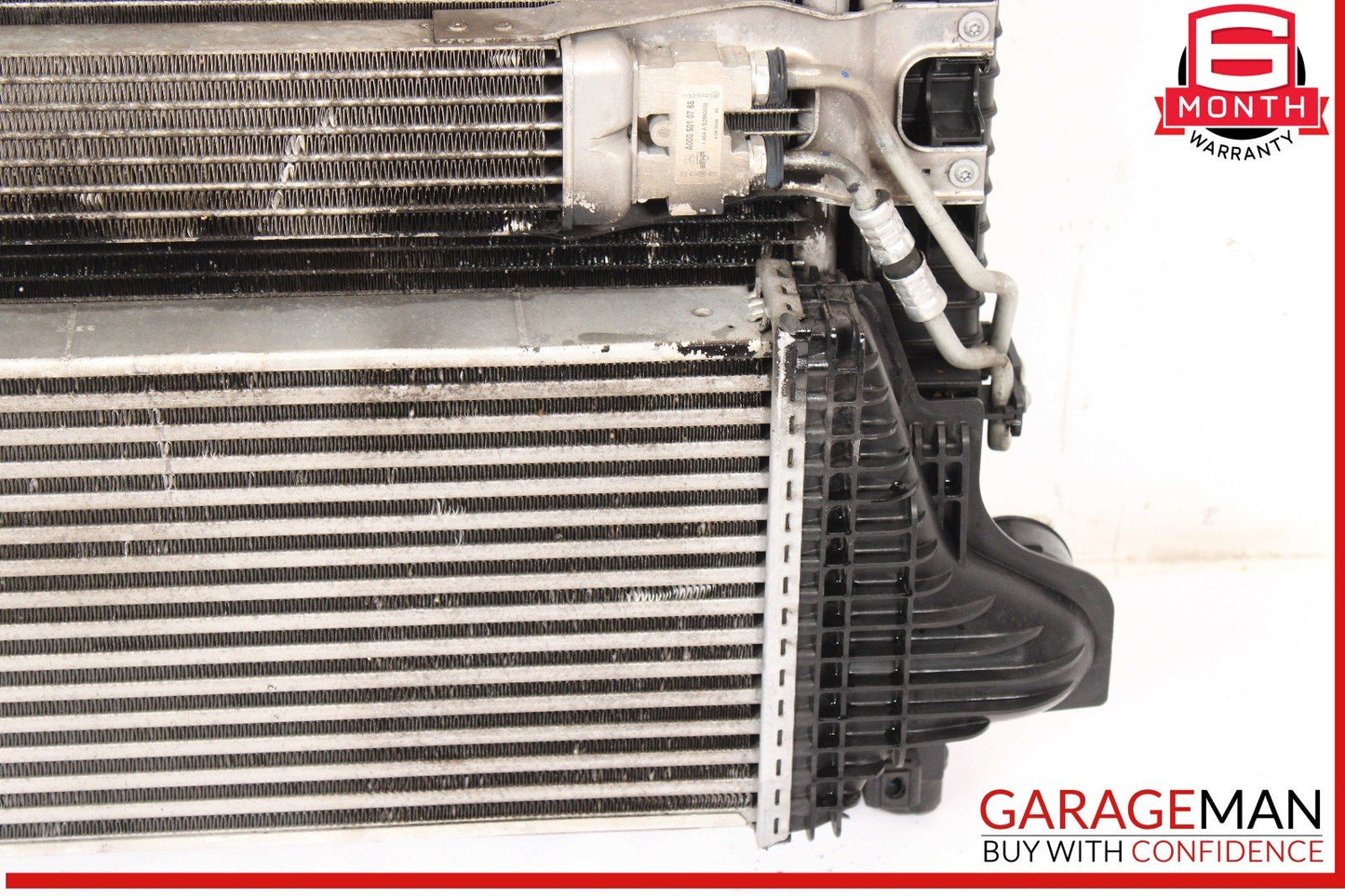 07-09 Mercedes W164 ML320 Cooling Radiator AC A/C Condenser Oil Cooler OEM