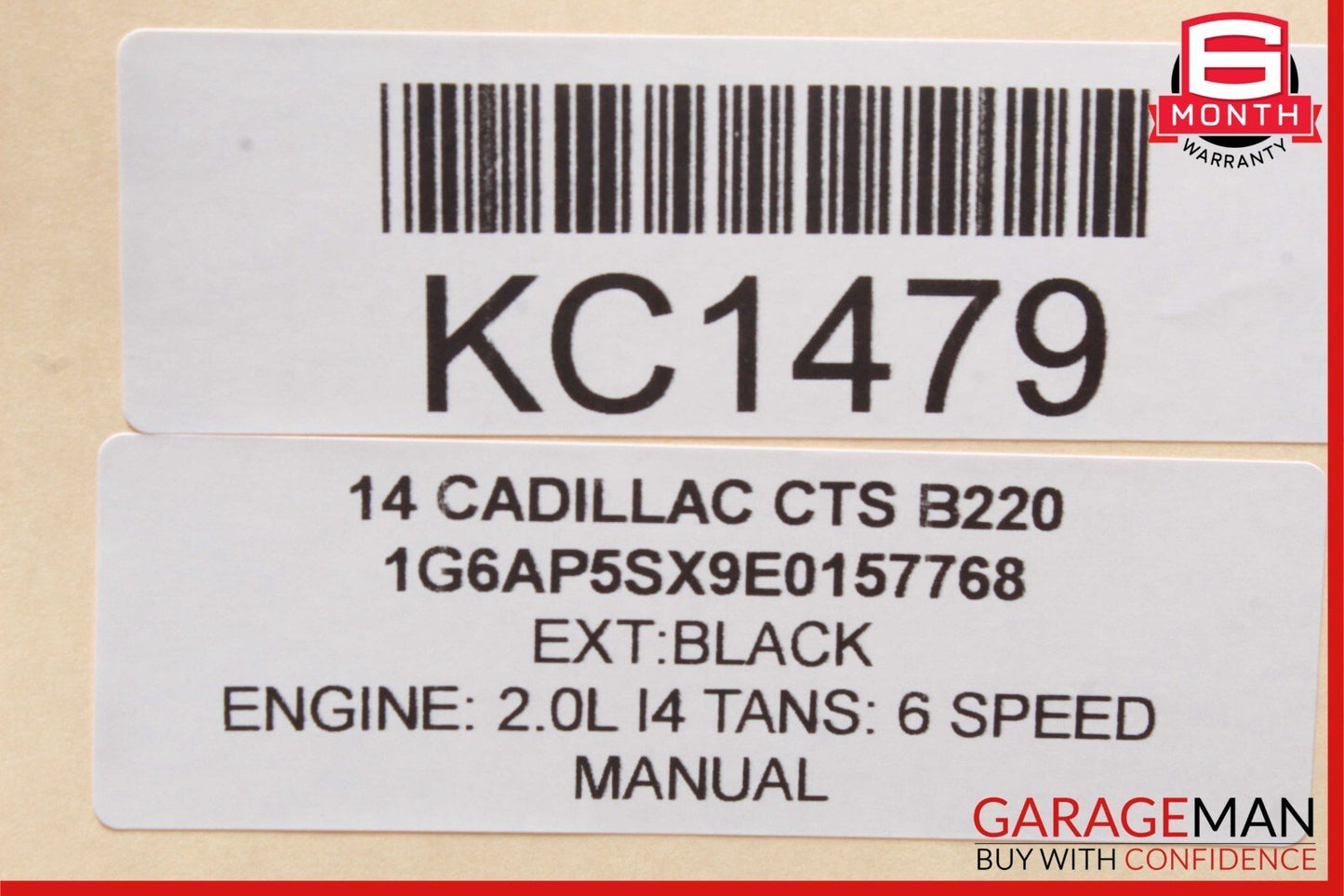 14-19 Cadillac CTS Front Left Driver Side Exterior Door Handle 460811XX OEM