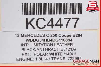 10-17 Mercedes W204 C250 E350 Roof Sun Shade Screen Roller Blind Motor OEM