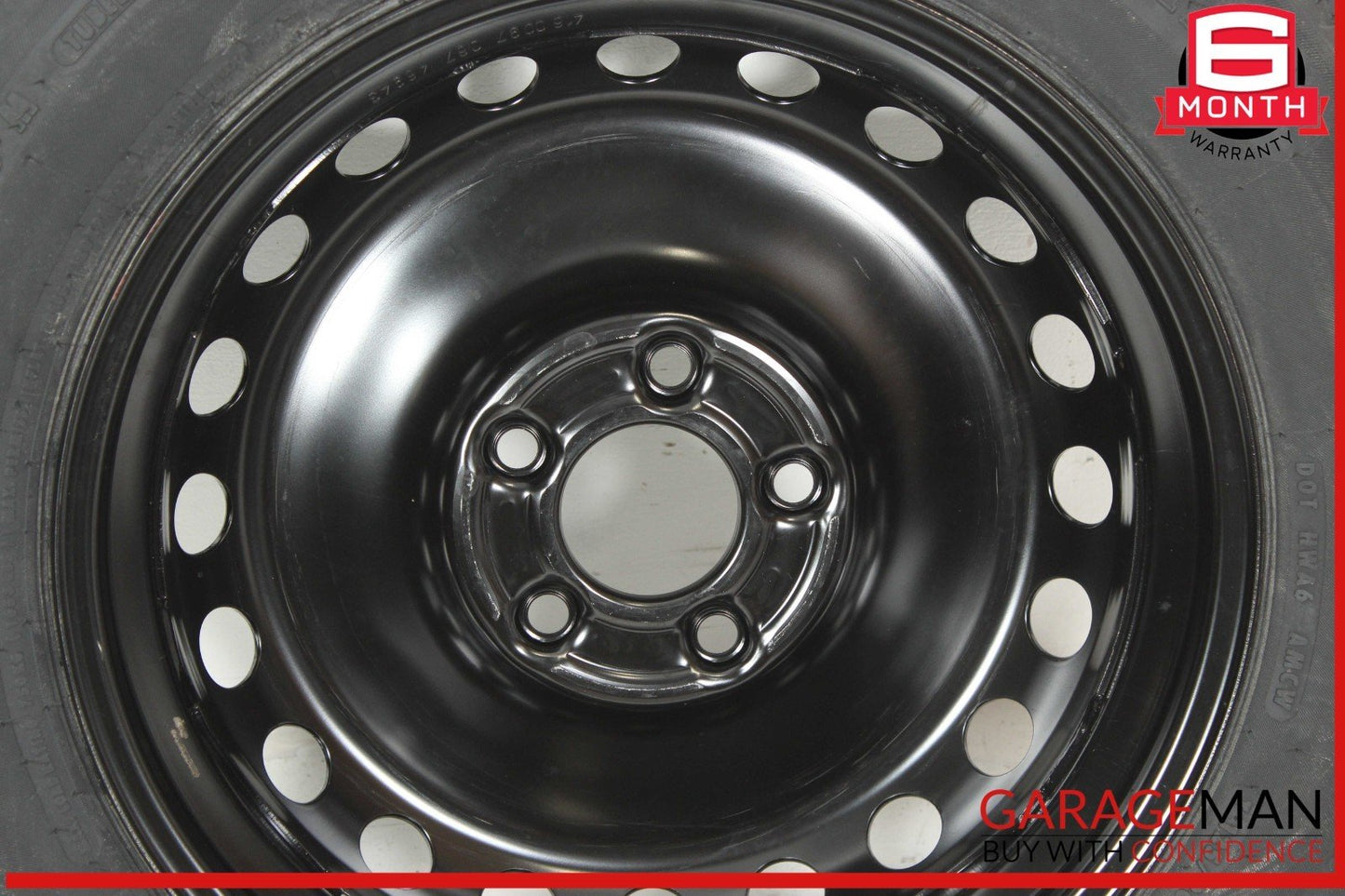 08-14 Mercedes W204 C250 C300 Emergency Spare Tire Donut Wheel Rim 125 90 16"