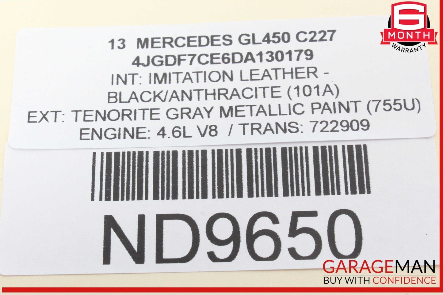 13-19 Mercedes X166 GL450 Sirius Satellite Radio Receiver 2128705689 OEM
