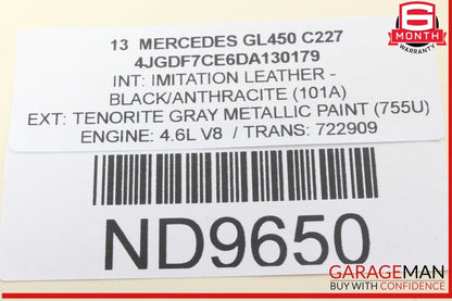 13-19 Mercedes X166 GL450 Sirius Satellite Radio Receiver 2128705689 OEM