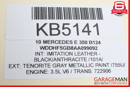 10-13 Mercedes W212 E350 E63 Front Left Side Exterior Door Handle Assembly Grey