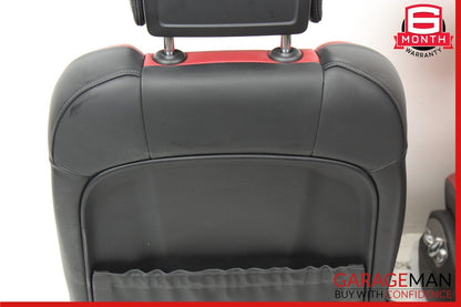 15-24 Porsche Macan 95B Front Right & Left Complete Seat Set of 2 Pc Red OEM