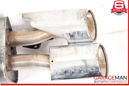 03-06 Mercedes W220 S430 S65 AMG Exhaust Muffler Quad Tips Left & Right OEM