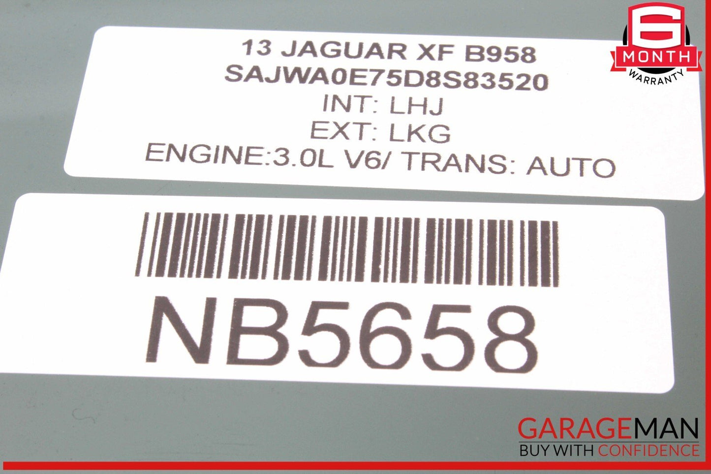 09-15 Jaguar XF Rear Left Driver Side Door Window Glass OEM