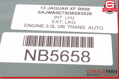 09-15 Jaguar XF Rear Left Driver Side Door Window Glass OEM