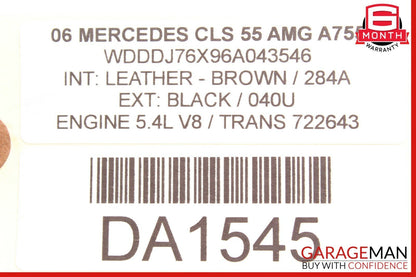 06-10 Mercedes W219 CLS500 AMG Front Left Driver Side Door Control Module OEM