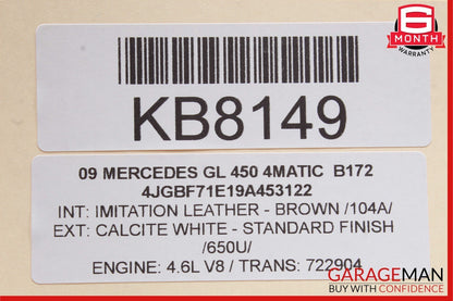 06-12 Mercedes GL450 CL550 GLK350 E350 Front Right Side Bumper Fog Light Lamp