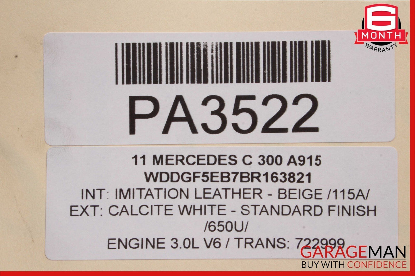 08-11 Mercedes W204 C300 7G Automatic Transmission Assembly RWD 722.999 OEM 158k