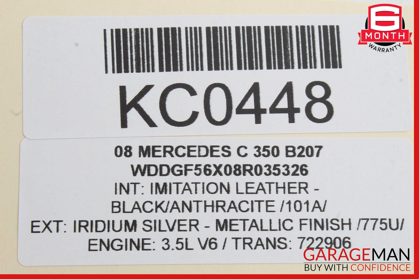08-14 Mercedes W204 C350 Rear Left Driver Side Door Lock Latch Actuator OEM