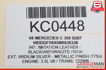 08-14 Mercedes W204 C350 Rear Left Driver Side Door Lock Latch Actuator OEM