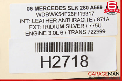 05-11 Mercedes R171 SLK280 SLK350 Front Left Driver Side Lower Control Arm OEM