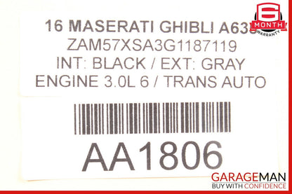 14-17 Maserati Ghibli Front Left Dash Dashboard Storage Tray Compartment Box