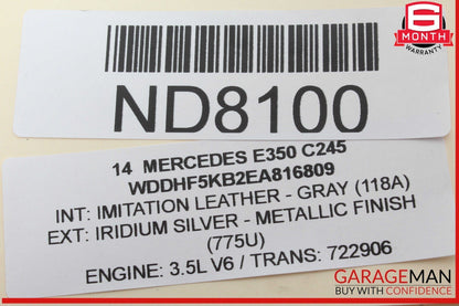 08-18 Mercedes W212 E350 C300 Front Left Driver Side Seat Control Module OEM