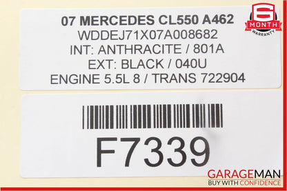 07-13 Mercedes W216 CL550 S550 Voice Language Communication Control Module OEM
