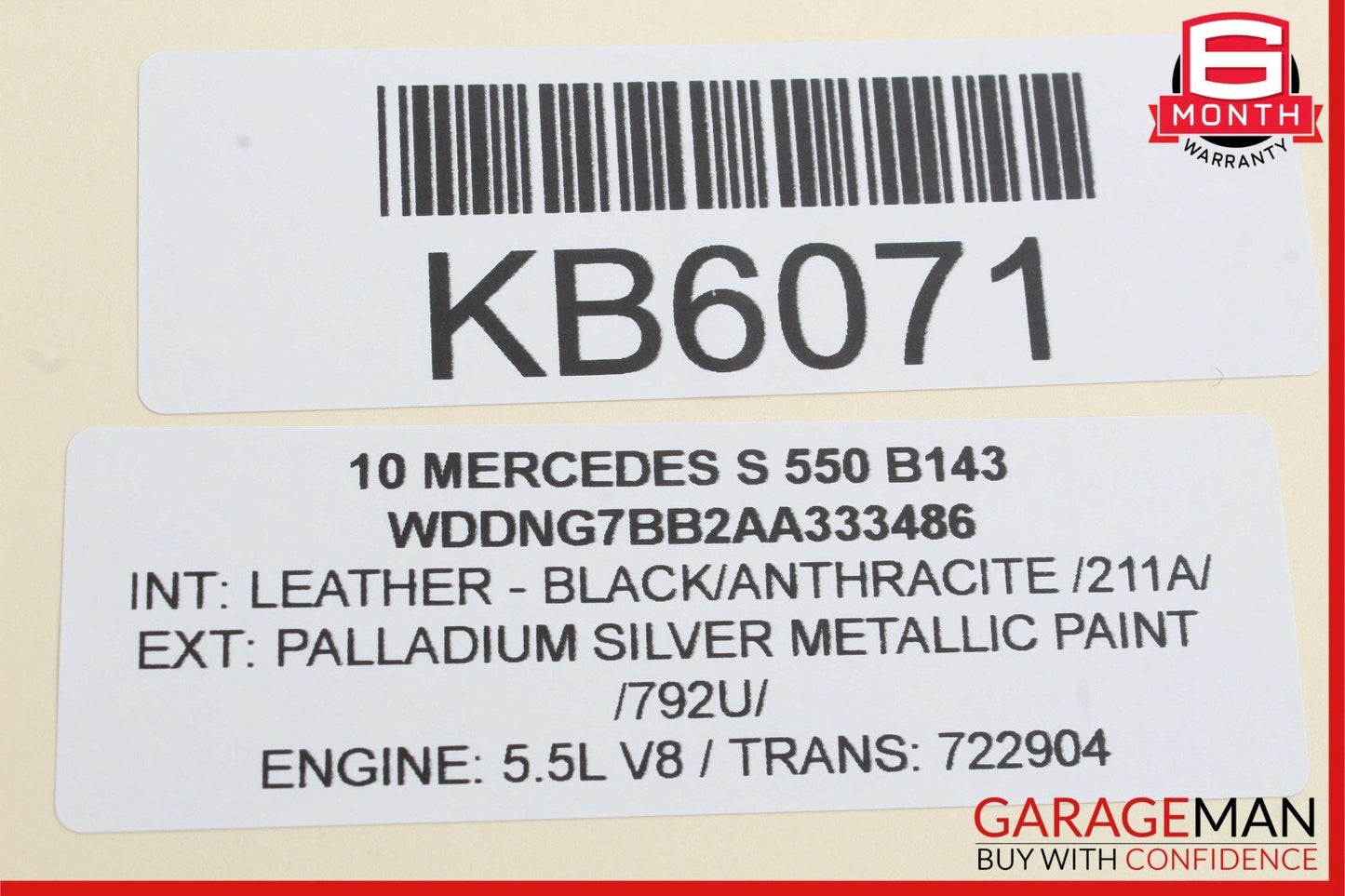07-13 Mercedes W221 S550 Front Right Passenger Exterior Door Handle Keyless Go