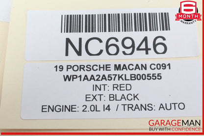 19-24 Porsche Macan Steering Column Clockspring Turn Signal Wiper 95B953568F OEM