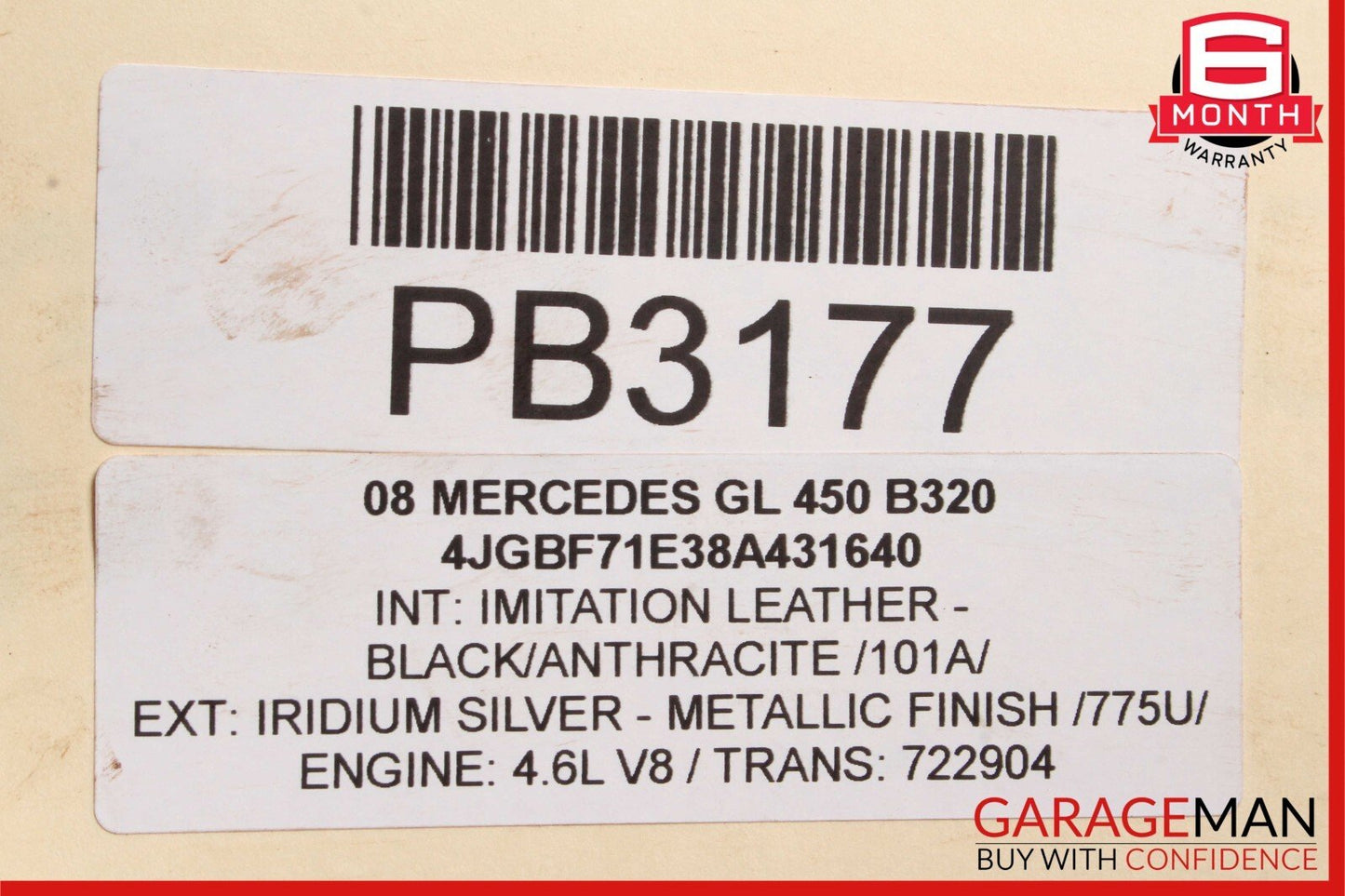 07-12 Mercedes X164 GL450 ML450 AWD AT 7G Automatic Transmission 722.904 163k