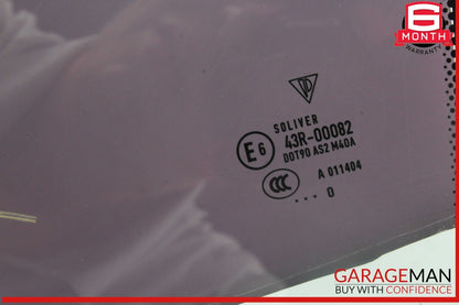10-16 Porsche Panamera 970 Rear Left Driver Side Door Window Glass OEM