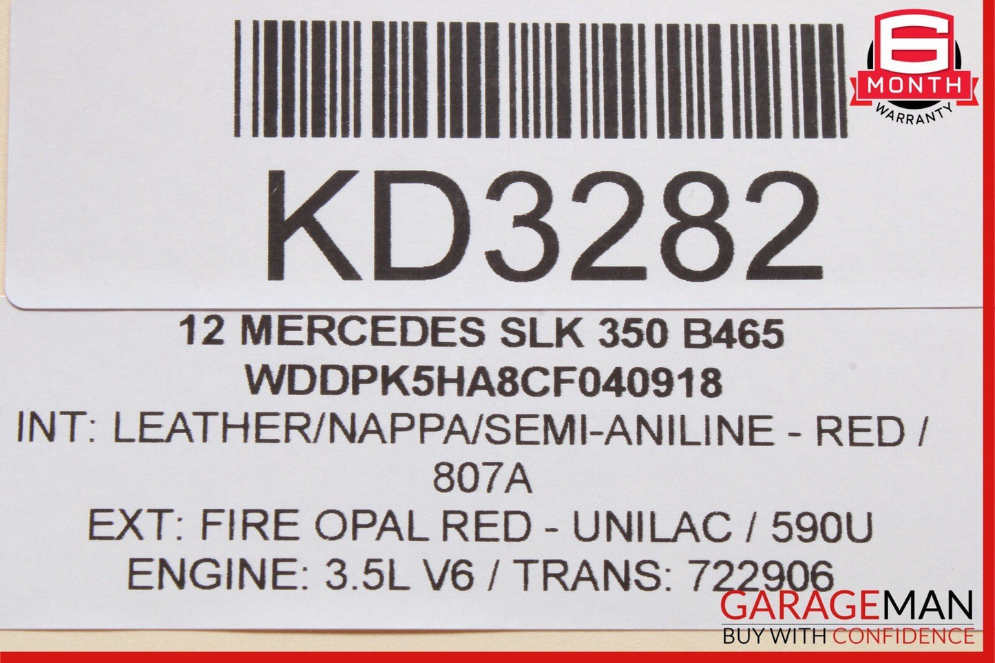12-20 Mercedes R172 SLK350 SLK250 Front Right Side Exterior Door Handle OEM