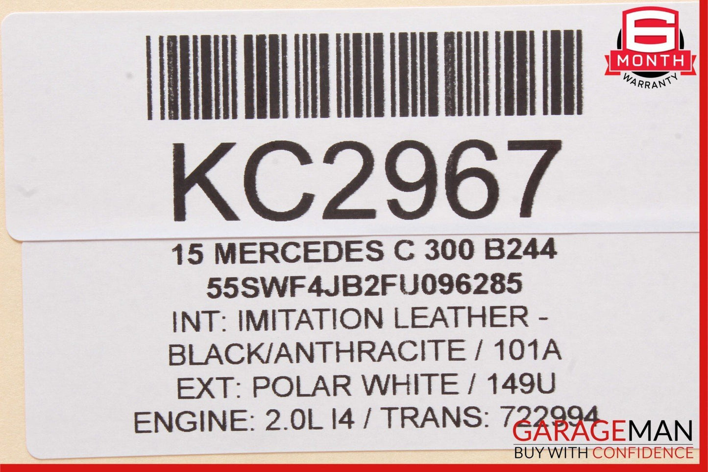 15-20 Mercedes W205 C300 GLC300 C400 Headlight Switch Control 2059056500 OEM