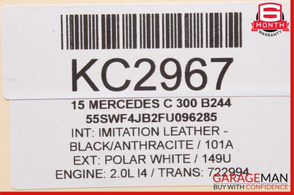 15-20 Mercedes W205 C300 GLC300 C400 Headlight Switch Control 2059056500 OEM