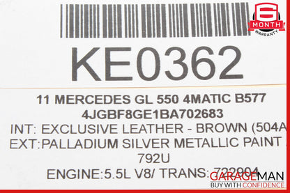 06-12 Mercedes X164 GL450 4MATIC Rear Windshield Glass Wiper Motor OEM