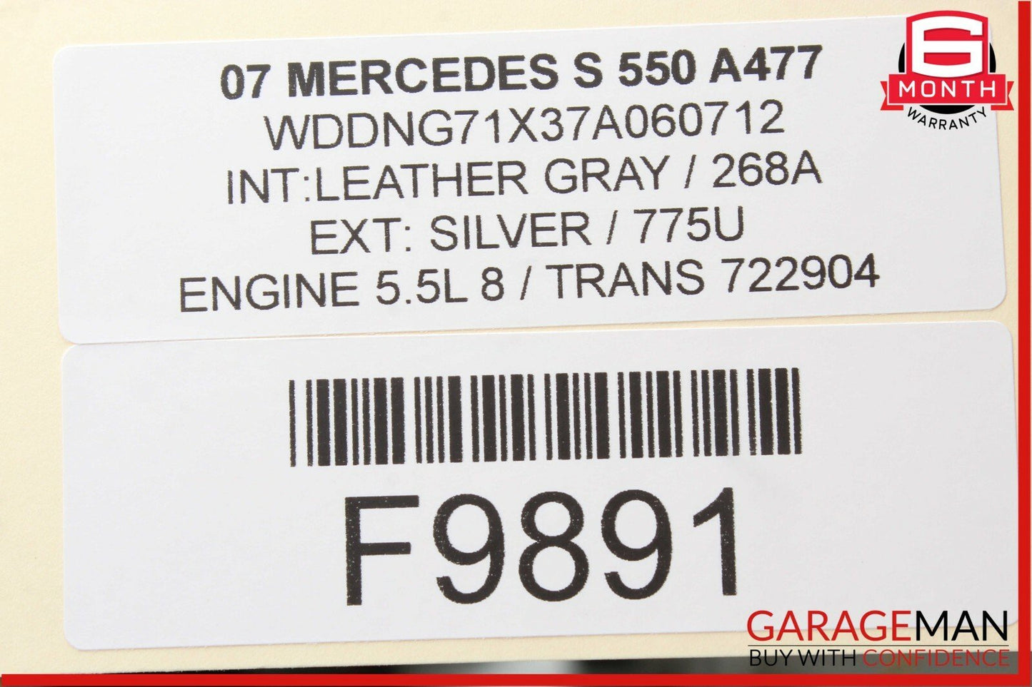 07-13 Mercedes W221 S550 S63 AMG Electronic Parking Button Control Switch Module