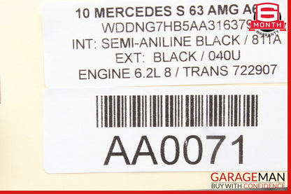 07-13 Mercedes W221 S63 AMG Rear Door Control Module OEM
