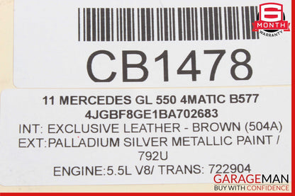 06-12 Mercedes X164 GL550 Rear Left or Right Half Drive Axle Shaft Driveshaft