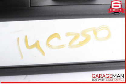 08-14 Mercedes W204 C250 C300 C63 AMG Top Upper Rear View Mirror Black OEM