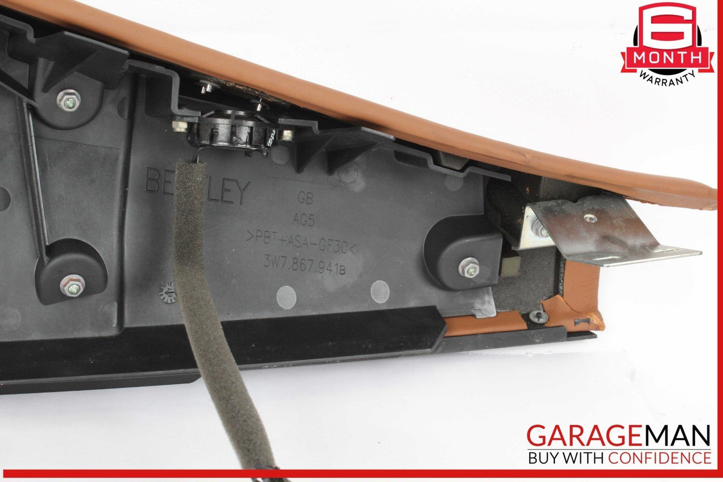 07-11 Bentley Continental GTC Rear Left Side Interior Quarter Trim Hinge OEM
