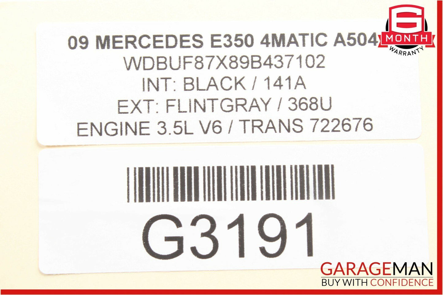 06-11 Mercedes W211 E350 E550 CLS63 AMG Body Control Module Unit BCM OEM