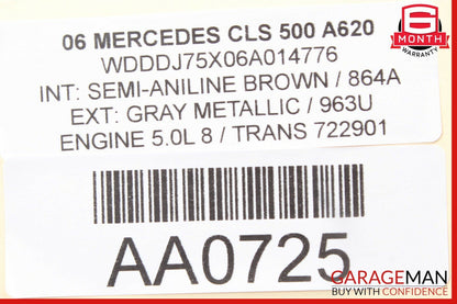 06-11 Mercedes W219 CLS500 A/C AC Climate Control Heater Temperature Switch