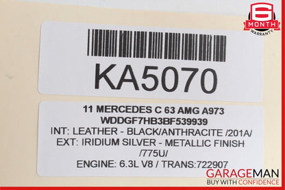 08-14 Mercedes W204 C250 C63 AMG Sedan Front Left Side Tweeter Speaker Cover OEM