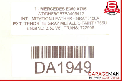 10-11 Mercedes W212 E350 E550 Rear SAM Module Fuse Box Relay 2129060605 OEM