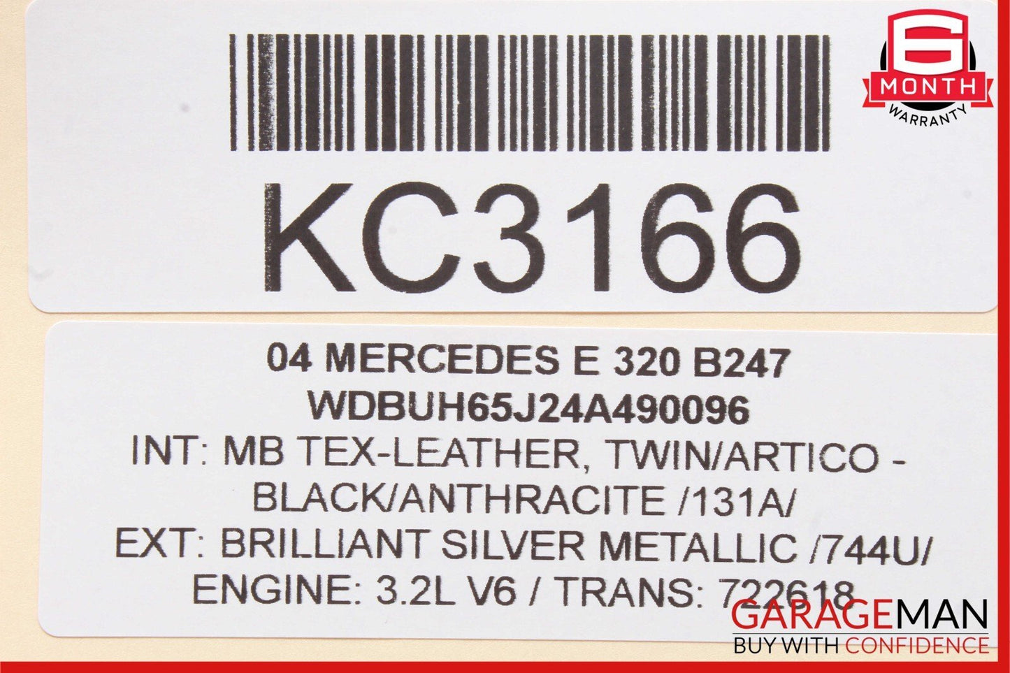 03-09 Mercedes W211 E320 Front Left Tweeter Speaker Cover Black OEM